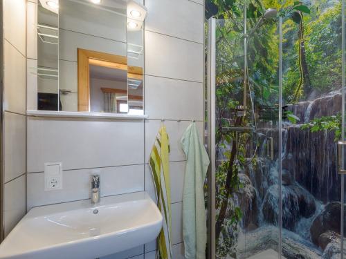 Badezimmer in der Ferienwohnung