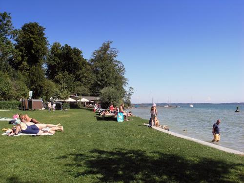Der familienfreundliche Badestrand - nur 10 Min. zu Fuß