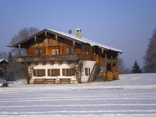 Ferienhaus im Winter