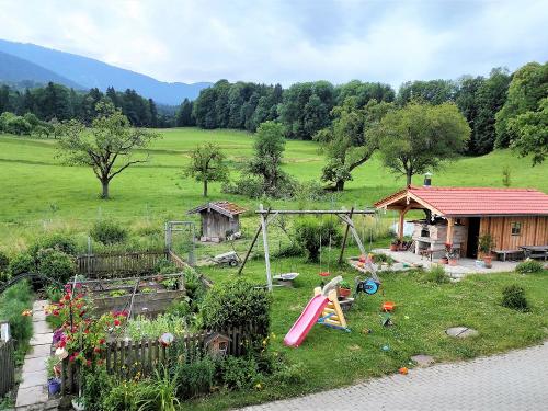 Garten vor dem Bauernhaus