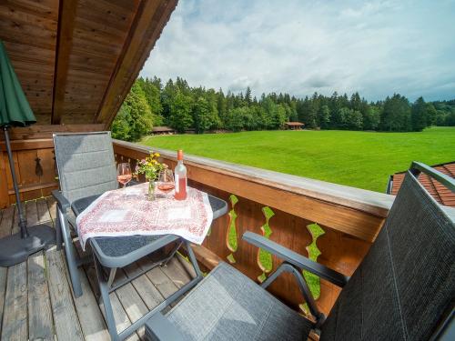 Balkon in der Wohnung Wald und Wiese-Blick