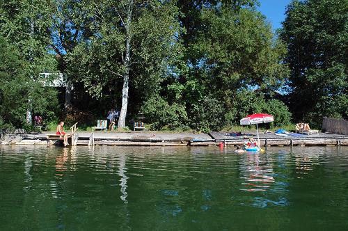 Eigener Badeplatz am Riegsee