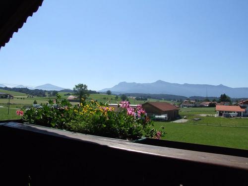 Blick vom Balkon