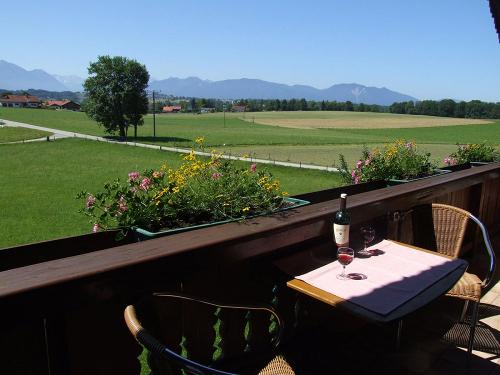 Blick vom Balkon