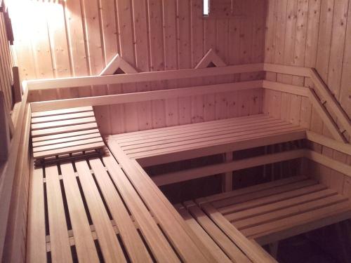 In der Sauna Relaxen