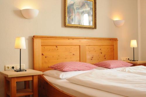 Hochzeitsbett in der Ferienwohnung Moorblick