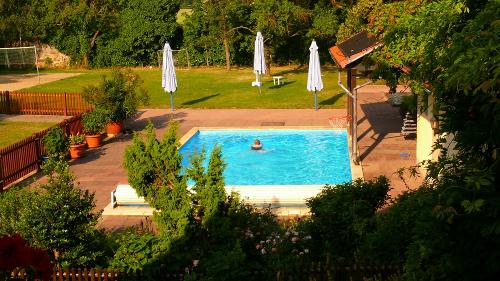 Blick vom Balkon