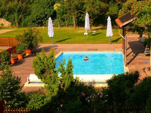 Blick vom Balkon