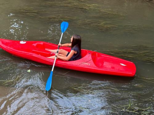 Paddeln in der fränkischen Saale Paddeln in der fränkischen Saale