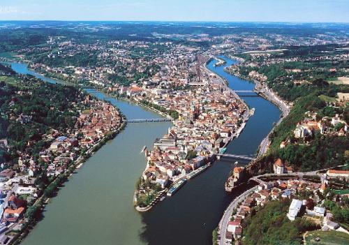 Passau die Dreiflüssestadt Passau die Dreiflüssestadt