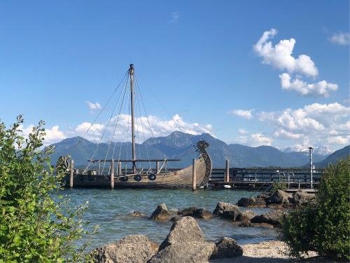 wikinger schiff am Chiemsee