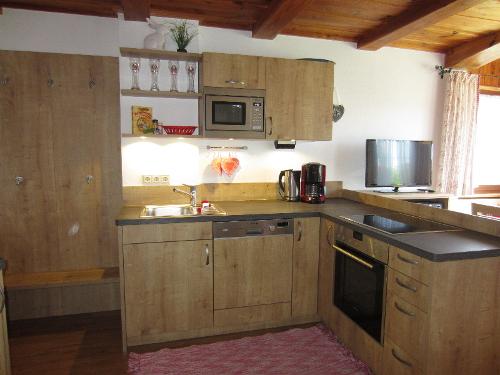 Küche in der Ferienwohnung Zwiesel