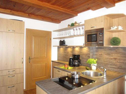 Küche in der Ferienwohnung Chiemsee Küche in der Ferienwohnung Chiemsee