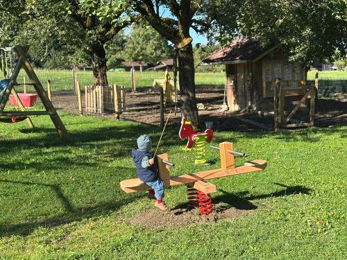 Unsere Wippen am Spielplatz