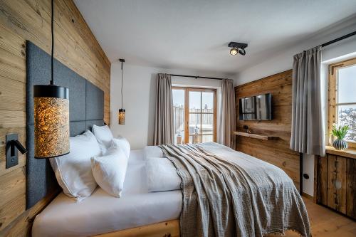 Schlafzimmer Chalet-Apartment Bergwiese