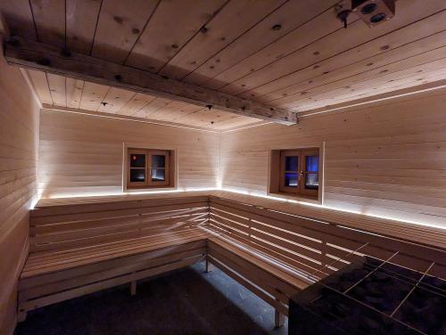 Sauna in der Hütte