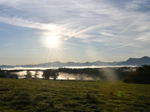 Weiher sonnenaufgang