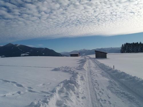 Winterwanderweg am Höhenweg