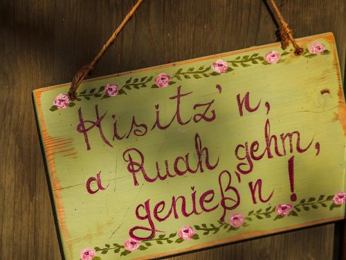 Unser Motto für unsere Gäste