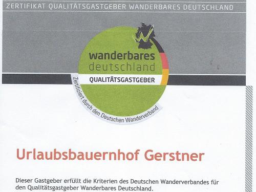 Qualitätsgastgeber wanderbares Deutschland