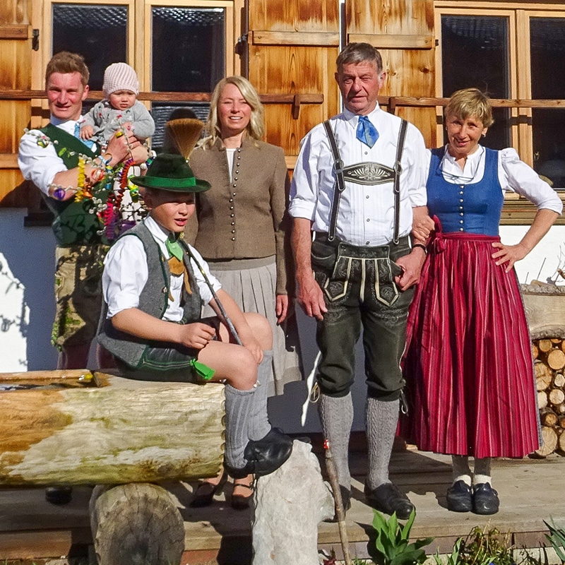 Bauernhof mit Untersberg