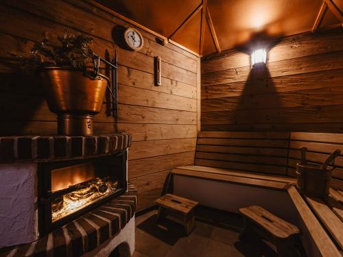 Wellnessbereich Kaminsauna Wellnessbereich Kaminsauna