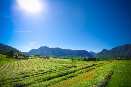 Panoramablick auf Inzell und die Berge