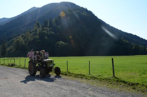Ausfahrt mit dem Traktor