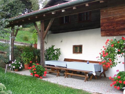 Terasse beim Ferienhaus