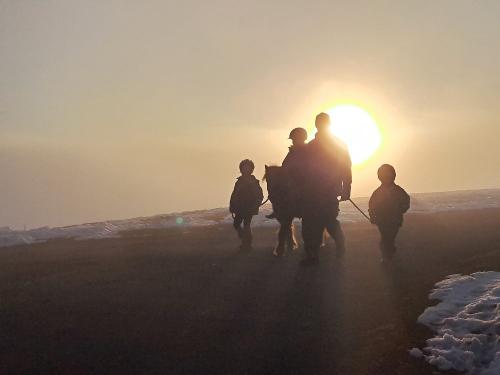 SonnenuntergangPonyritt