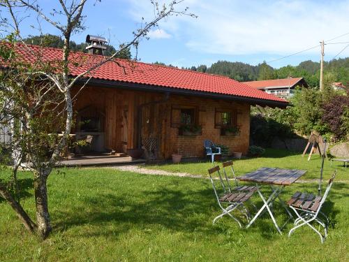 Lauschiger Sitzplaz im Garten