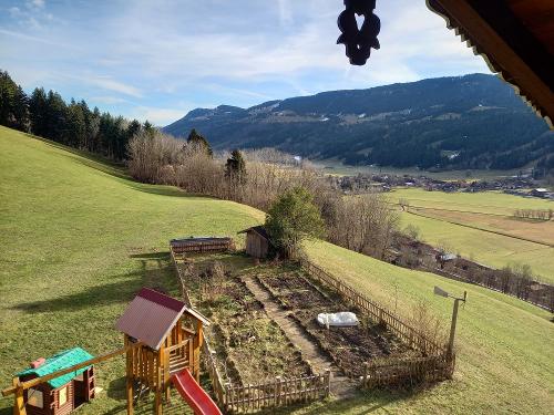 Blick vom Balkon der Ferienwohnung