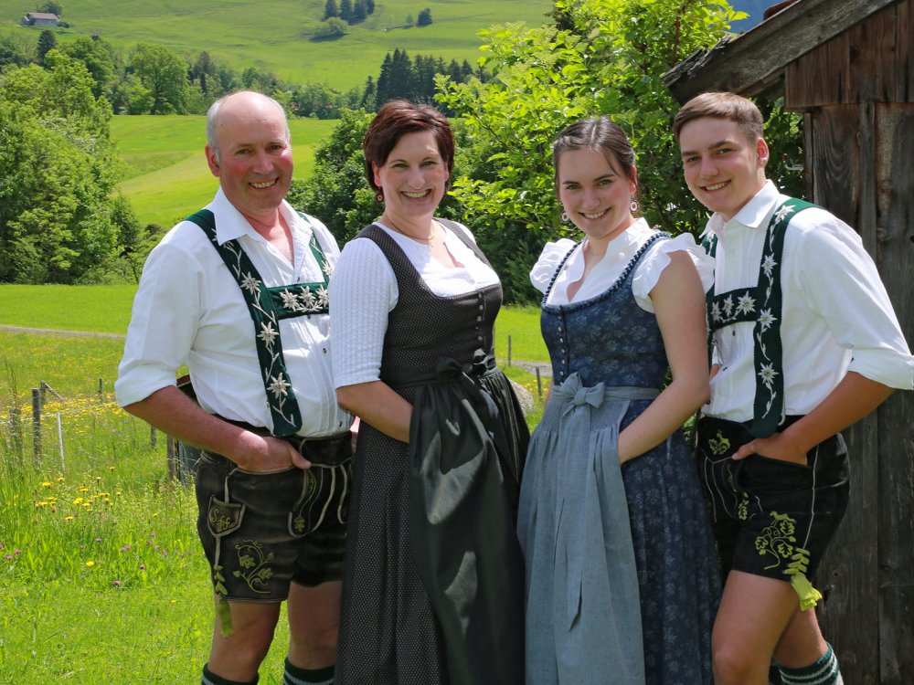 Kühe füttern