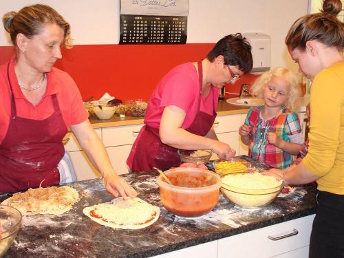 Lecker! Am Dienstag gibt's Pizza!