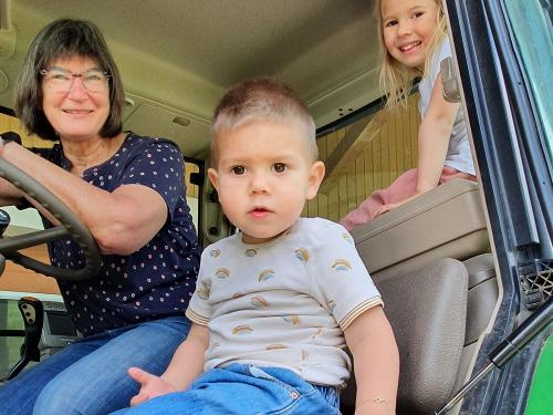 Traktorfahrt ist ein Muss