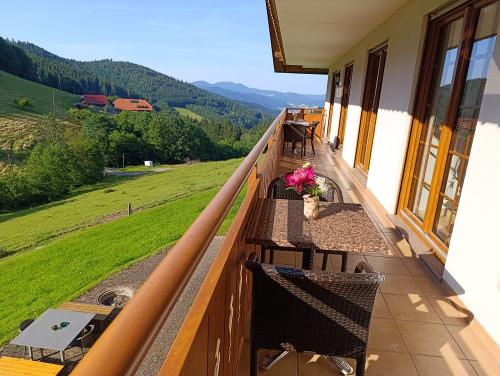 Balkon Ferienwohnung Panoramablick