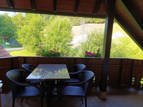 Balkon Ferienwohnung Kuhweide