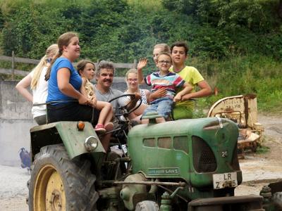 Ausfahrt mit dem Traktor