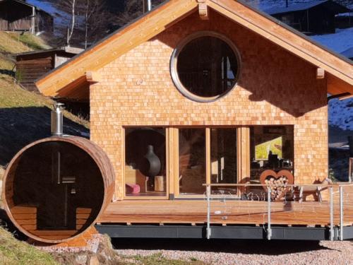 Chalet Kuckucks Beere mit Panorama Sauna