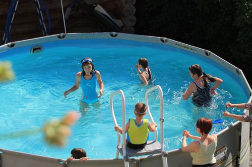 Planschen im Pool