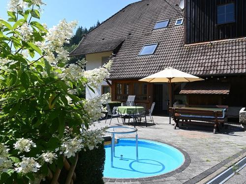 Terrasse mit Kneippbereich