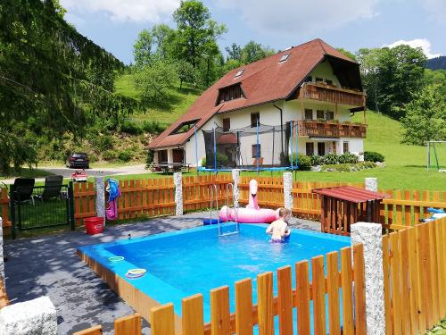 Abkühlung im Pool