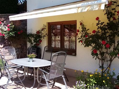 Terasse Ferienwohnung Rose