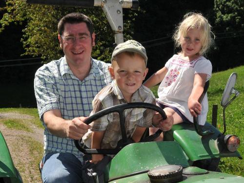 Traktorfahrt für Kinder