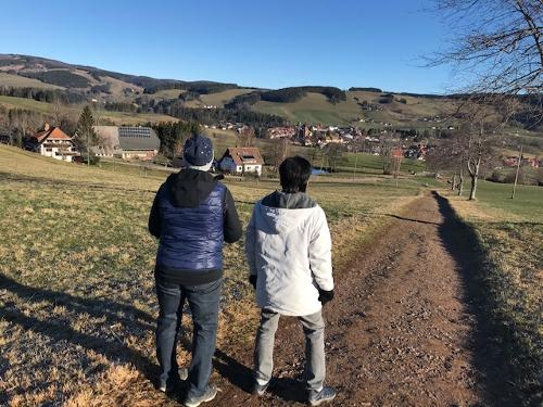 Wandern im Tal