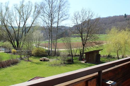 Blick vom Balkon Talstube im Frühjahr
