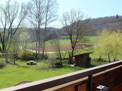 Blick vom Balkon Talstube im Frühjahr