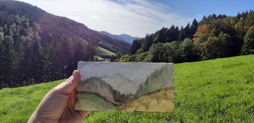 Malworkshop auf unserer Kuhweide