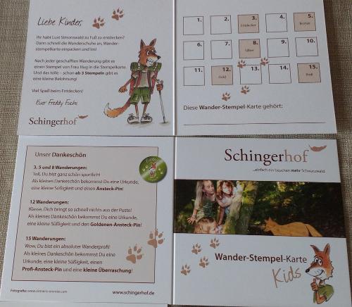Wanderschuhe an und Stempel sammeln