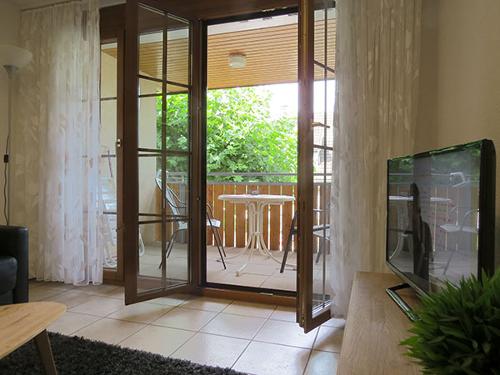 Fewo Nr.1,Wohnbereich mit Balkon